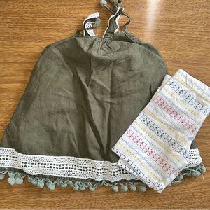 Green Baby Tank Top & Shorts set